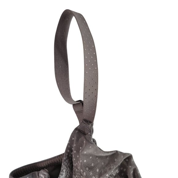 Wacoal Back Appeal Dot Jacquard Bra Gray 34DD Underwire Seamless Cup #855303 - Picture 4 of 10